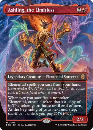 Ashling, the Limitless (Borderless)  [Commander: Lorwyn Eclipsed]