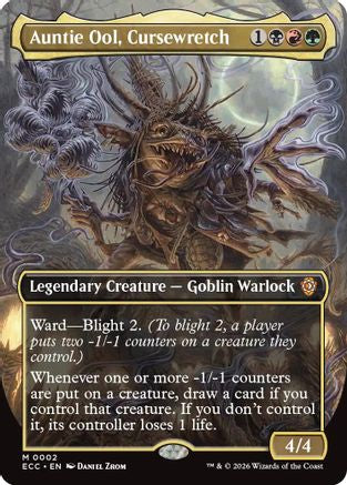 Auntie Ool, Cursewretch (Borderless)  [Commander: Lorwyn Eclipsed]
