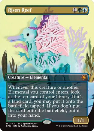 Risen Reef (Borderless)  [Special Guests] Foil