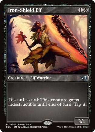 Iron-Shield Elf  [Promo Pack: Lorwyn Eclipsed] Foil