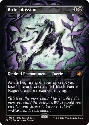 Bitterblossom (Borderless)  [Special Guests] Foil