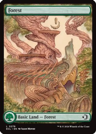 Forest (0278)  [Lorwyn Eclipsed] Foil