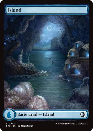 Island (0280)  [Lorwyn Eclipsed] Foil