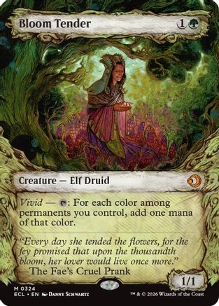 Bloom Tender (0324) (Showcase)  [Lorwyn Eclipsed] Foil