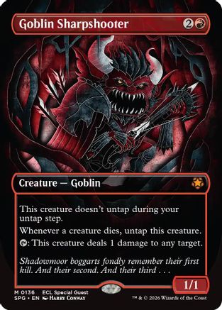 Goblin Sharpshooter (Borderless)  [Special Guests] Foil
