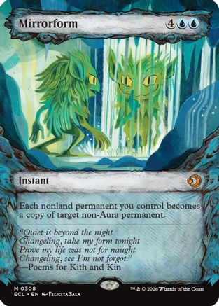 Mirrorform (Showcase)  [Lorwyn Eclipsed] Foil
