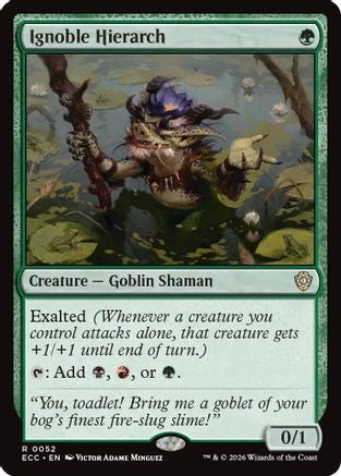 Ignoble Hierarch  [Commander: Lorwyn Eclipsed]