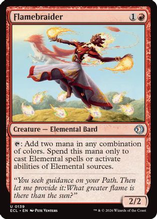 Flamebraider  [Lorwyn Eclipsed] Foil