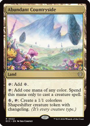 Abundant Countryside  [Commander: Lorwyn Eclipsed]