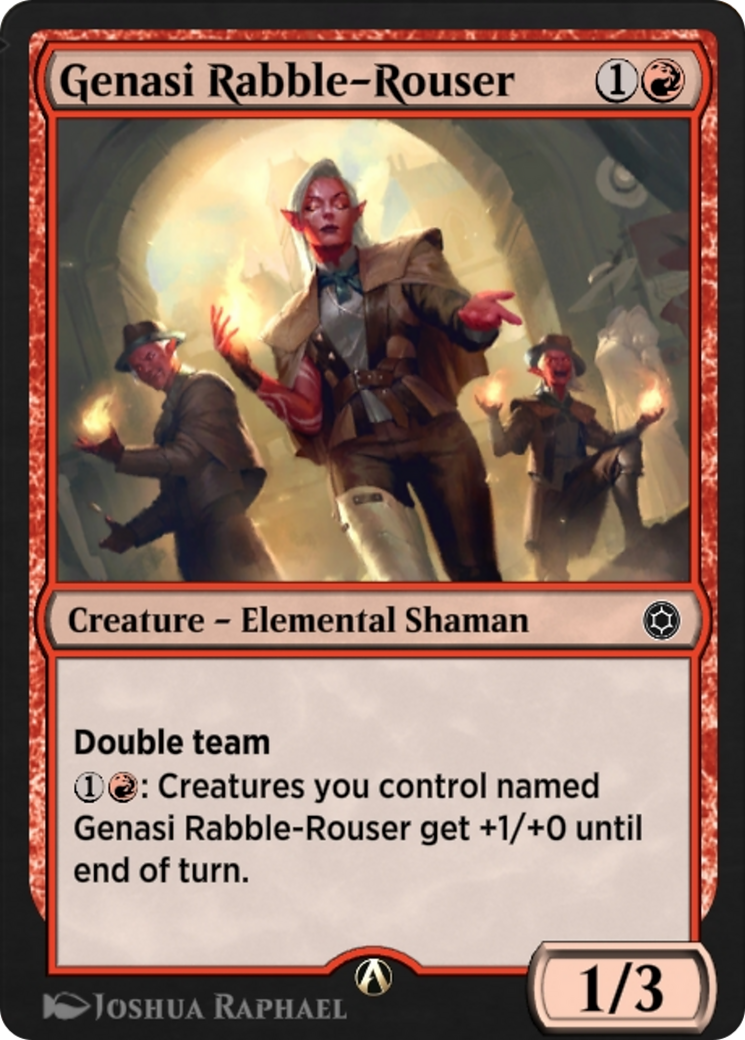 Genasi Rabble-Rouser  [Alchemy Horizons: Baldur's Gate]