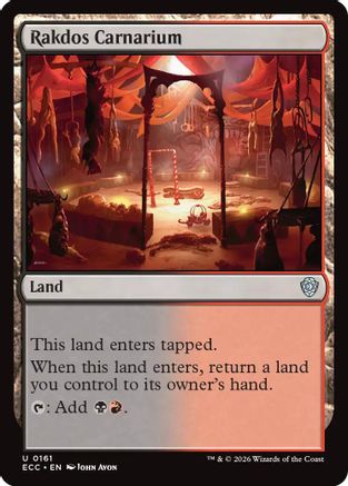 Rakdos Carnarium  [Commander: Lorwyn Eclipsed]