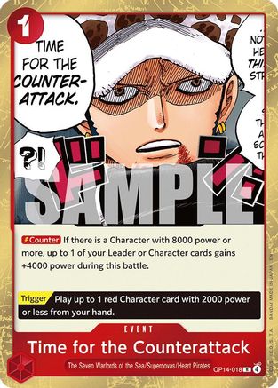 Time for the Counterattack (OP14-018) - [The Azure Sea's Seven] Foil