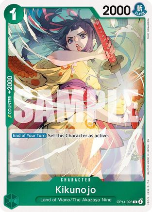 Kikunojo - OP14-023 (OP14-023) - [The Azure Sea's Seven] Foil