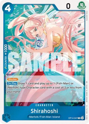 Shirahoshi (OP14-047) - [The Azure Sea's Seven] Foil