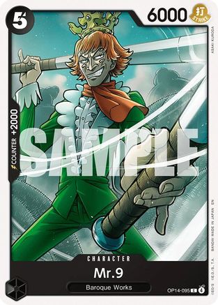 Mr.9 (OP14-095) - [The Azure Sea's Seven]