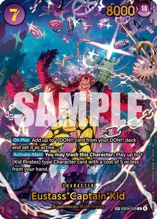 Eustass"Captain"Kid - EB04-039 (SP) (EB04-039) - [The Azure Sea's Seven] Foil