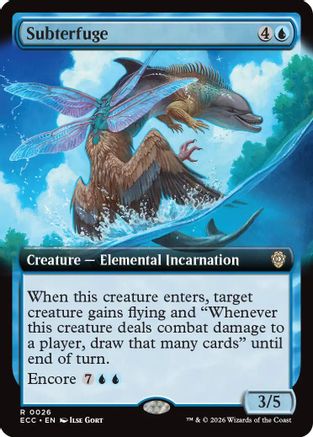 Subterfuge (Extended Art)  [Commander: Lorwyn Eclipsed]
