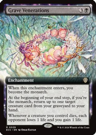 Grave Venerations (Extended Art)  [Commander: Lorwyn Eclipsed]