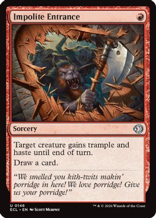 Impolite Entrance  [Lorwyn Eclipsed] Foil