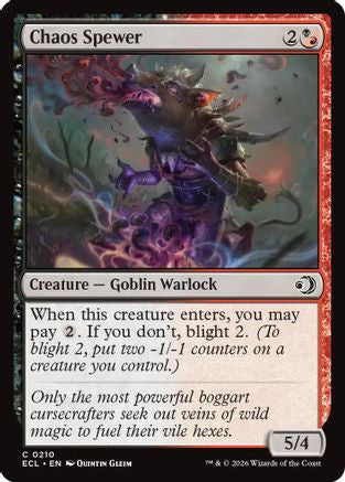 Chaos Spewer  [Lorwyn Eclipsed] Foil