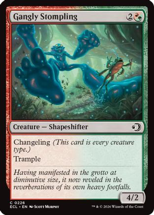 Gangly Stompling  [Lorwyn Eclipsed] Foil