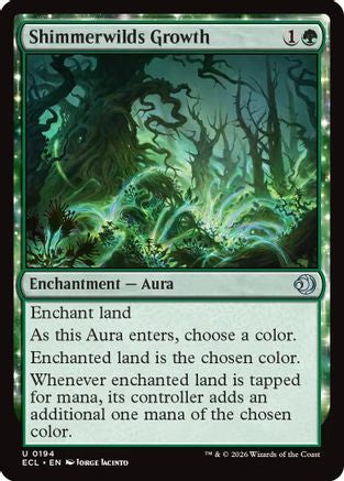 Shimmerwilds Growth  [Lorwyn Eclipsed] Foil
