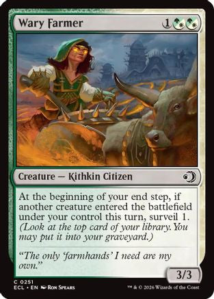 Wary Farmer  [Lorwyn Eclipsed]