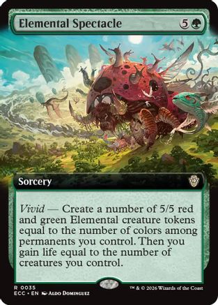 Elemental Spectacle (Extended Art)  [Commander: Lorwyn Eclipsed]