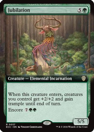 Jubilation (Extended Art)  [Commander: Lorwyn Eclipsed] Foil