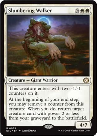 Slumbering Walker  [Lorwyn Eclipsed] Foil