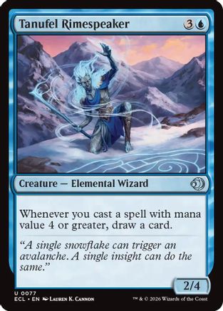 Tanufel Rimespeaker  [Lorwyn Eclipsed] Foil