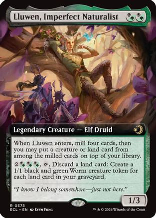 Lluwen, Imperfect Naturalist (Extended Art)  [Lorwyn Eclipsed]