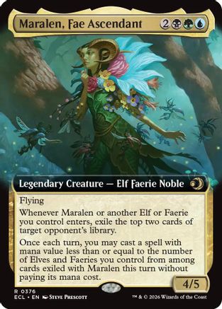 Maralen, Fae Ascendant (Extended Art)  [Lorwyn Eclipsed]