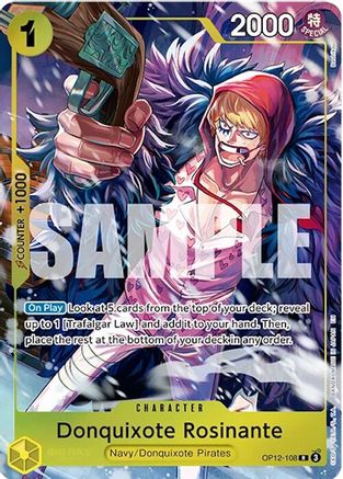 Donquixote Rosinante (Illustration Box Vol.6) (OP12-108) - [One Piece Promotion Cards] Foil