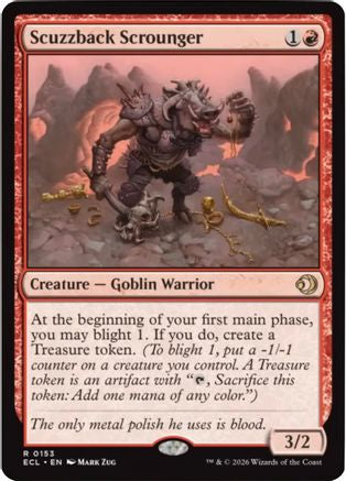 Scuzzback Scrounger  [Lorwyn Eclipsed] Foil