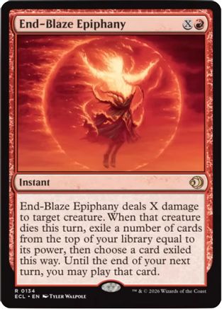 End-Blaze Epiphany  [Lorwyn Eclipsed] Foil
