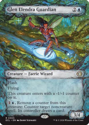 Glen Elendra Guardian (0305) (Showcase)  [Lorwyn Eclipsed]