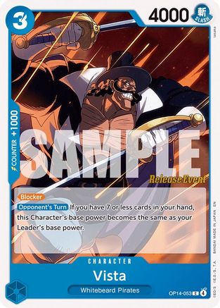 Vista (OP14-053) - [The Azure Sea's Seven Release Event Cards]
