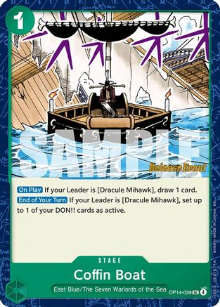 Coffin Boat (OP14-039) - [The Azure Sea's Seven Release Event Cards]