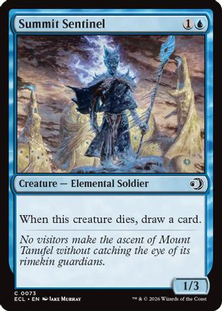 Summit Sentinel  [Lorwyn Eclipsed] Foil