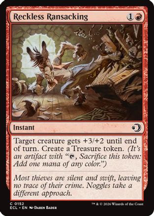 Reckless Ransacking  [Lorwyn Eclipsed] Foil