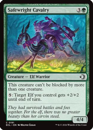 Safewright Cavalry  [Lorwyn Eclipsed] Foil