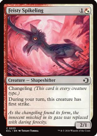 Feisty Spikeling  [Lorwyn Eclipsed] Foil