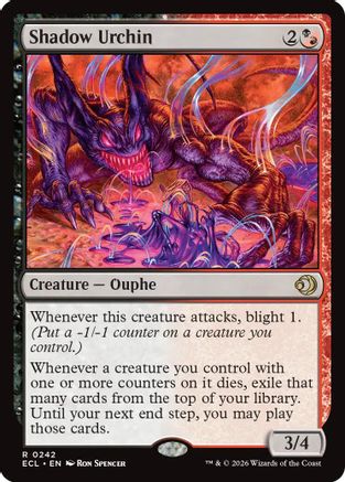 Shadow Urchin  [Lorwyn Eclipsed]