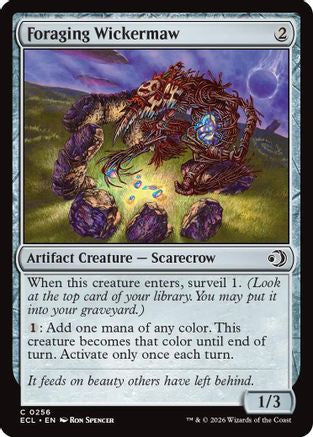 Foraging Wickermaw  [Lorwyn Eclipsed] Foil