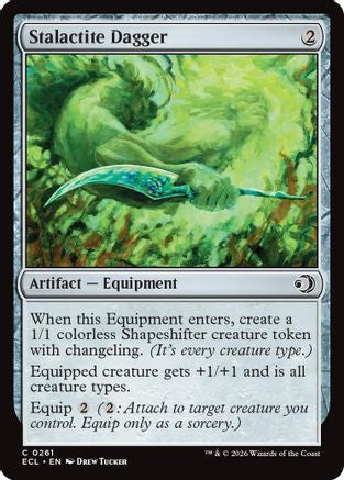 Stalactite Dagger  [Lorwyn Eclipsed] Foil