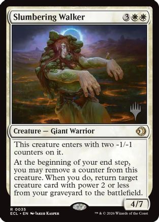Slumbering Walker  [Promo Pack: Lorwyn Eclipsed] Foil