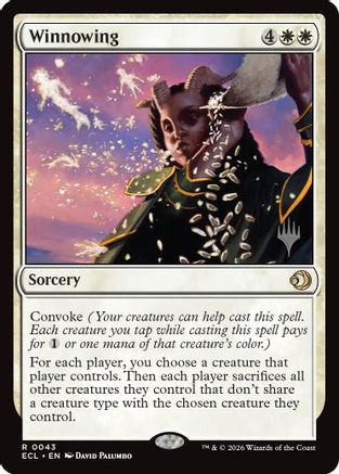 Winnowing  [Promo Pack: Lorwyn Eclipsed]