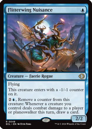 Flitterwing Nuisance  [Promo Pack: Lorwyn Eclipsed] Foil