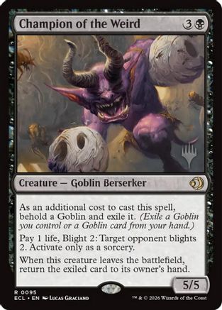 Champion of the Weird  [Promo Pack: Lorwyn Eclipsed] Foil